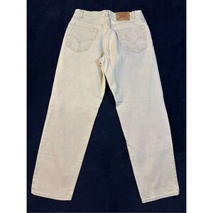 Vintage 90s Levi’s 550 Khaki Relaxed Fit Jeans 34x30 Clean B6